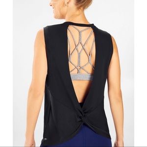 Fabletics Lacey Open Back Tank size XXL